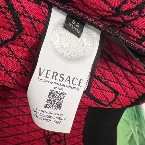 Men’s Versace knit bomber jacket - Picture 5 of 5